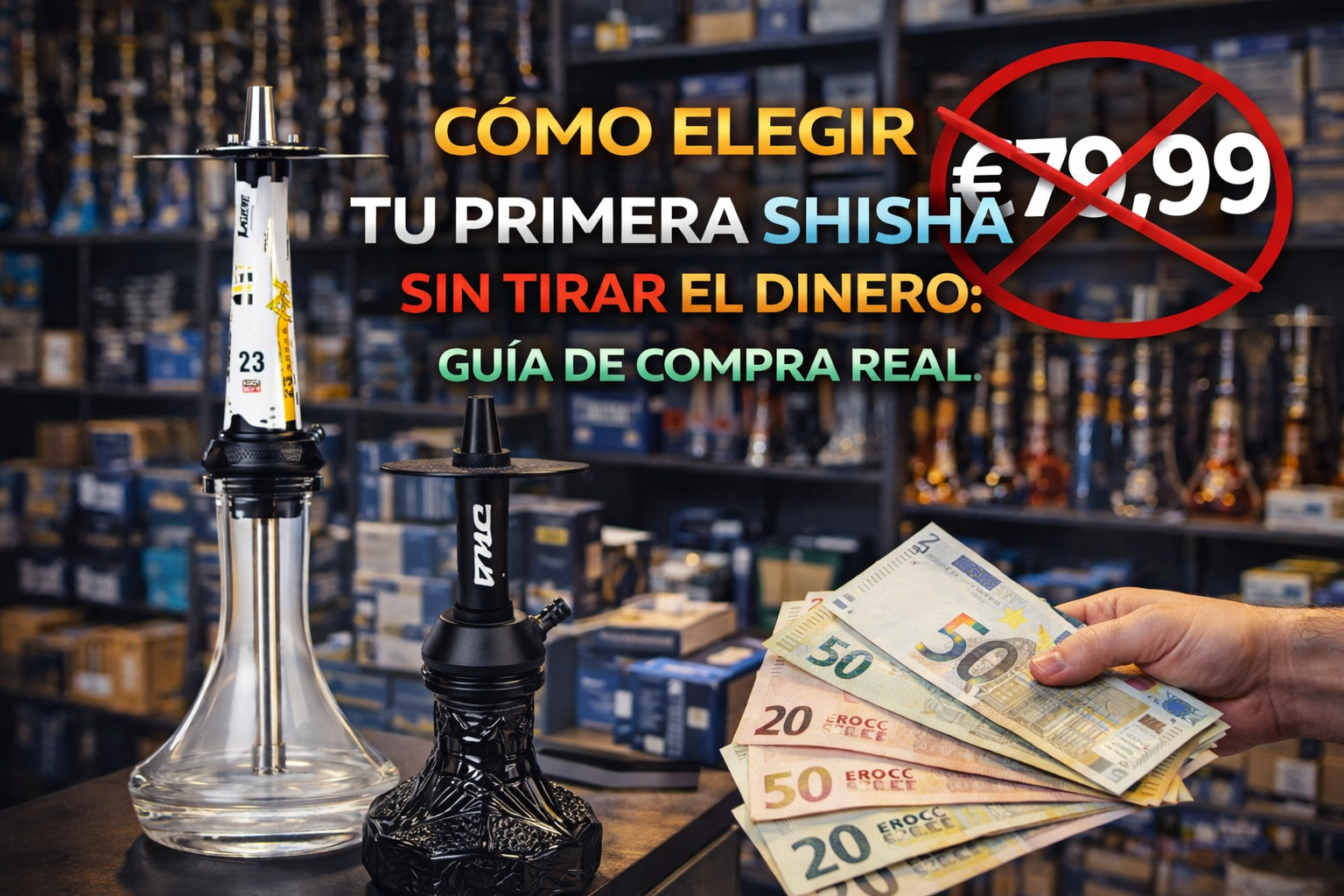 CÓMO ELEGIR TU PRIMERA SHISHA (SIN TIRAR EL DINERO): GUÍA DE COMPRA REAL