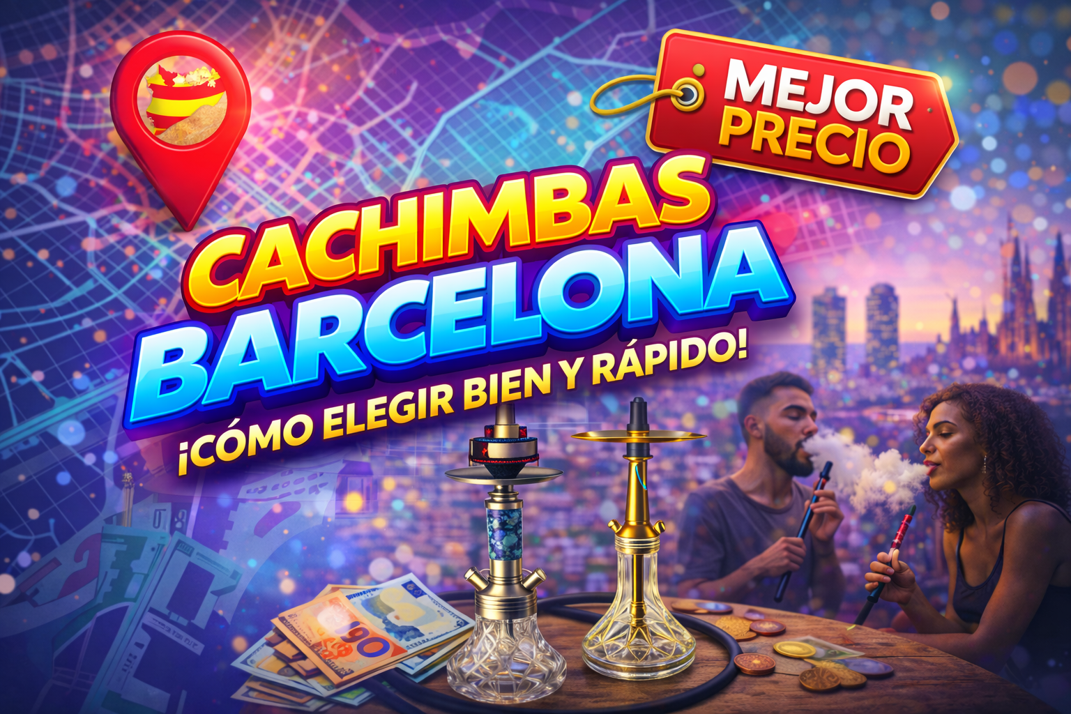 Cachimbas Barcelona: cómo elegir por calidad-precio y no fallar en la compra