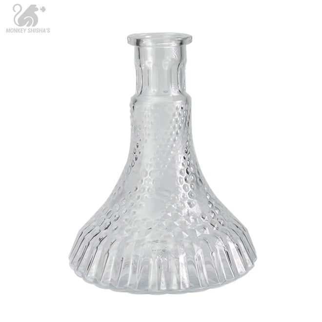 BASE CRISTAL TALLADA CLEAR SNAKE BY MR. SHISHA - Monkey Shisha's