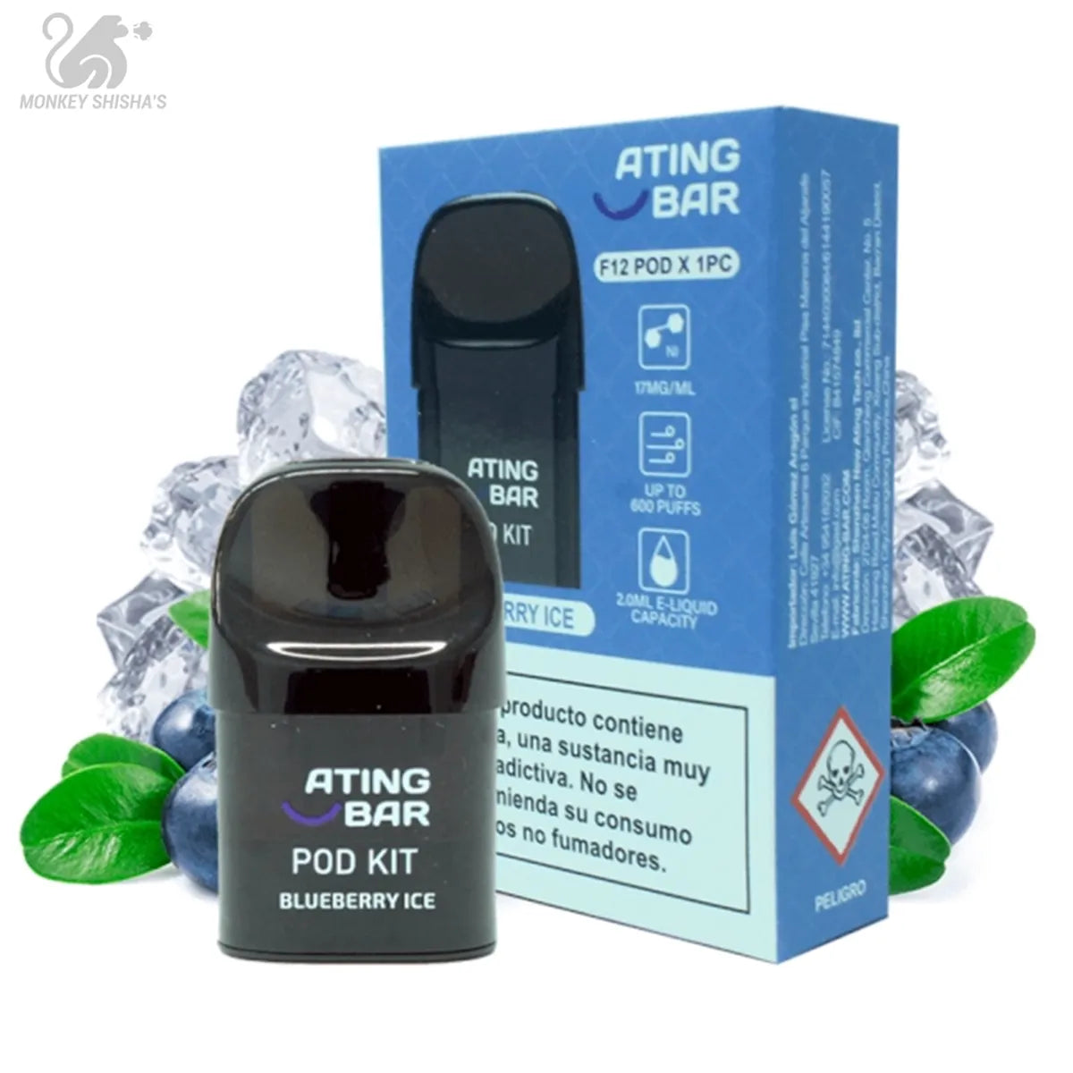 CARTUCHO ATING POD - Monkey Shisha's