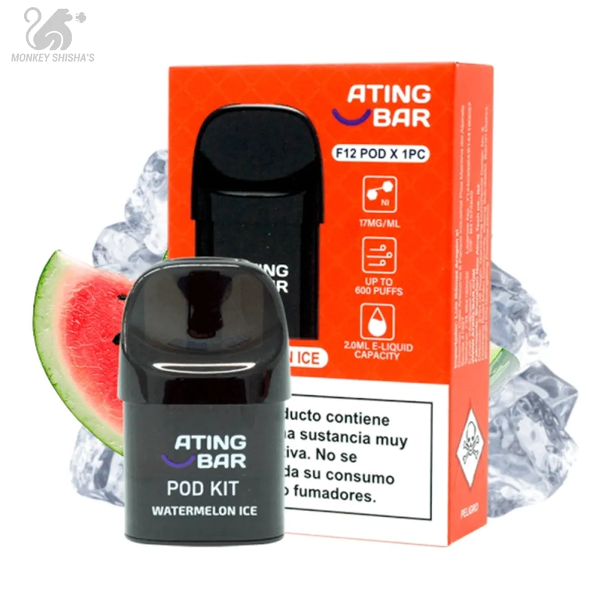 CARTUCHO ATING POD - Monkey Shisha's