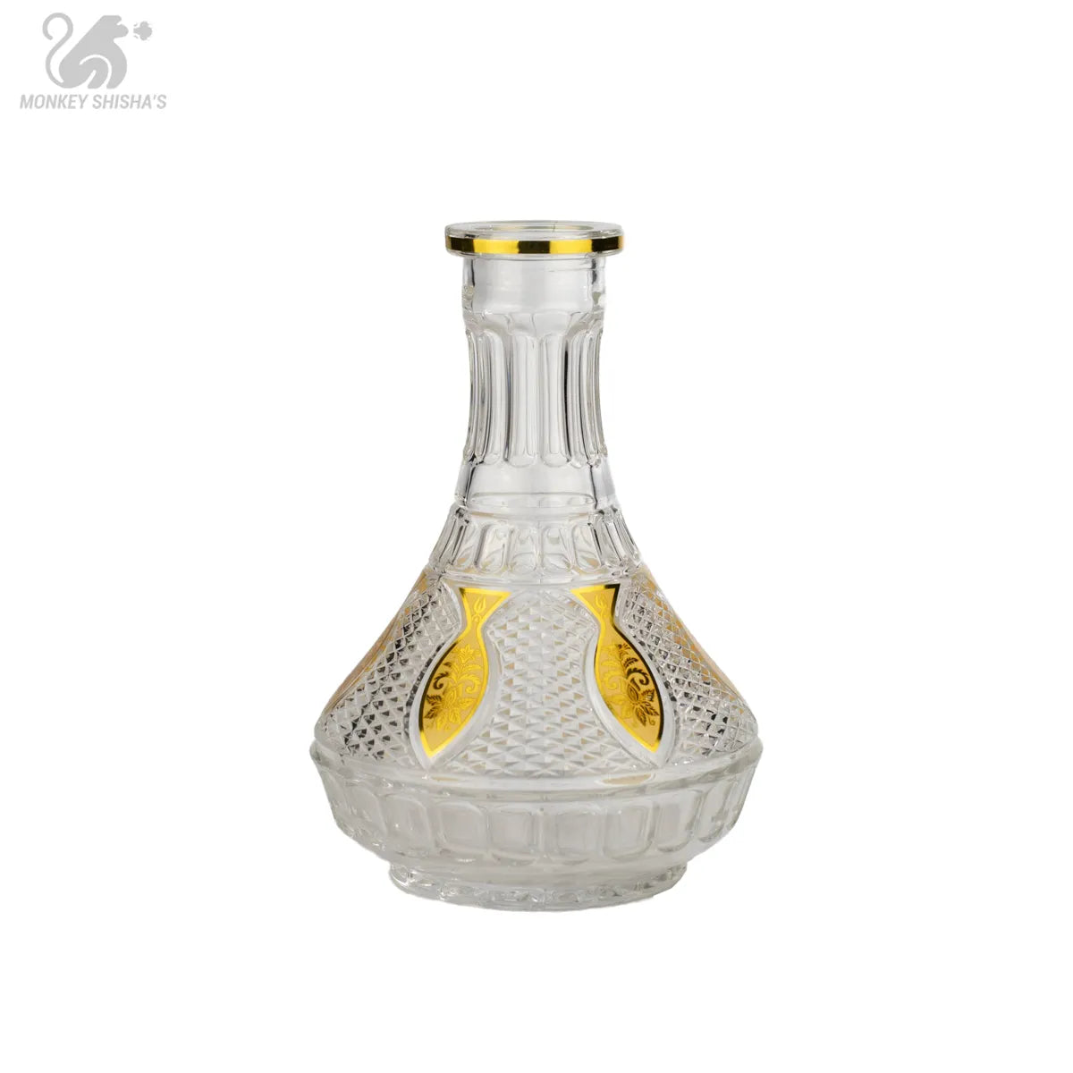 BASE TALLADA GOLD FISH GRANDE BY MR. SHISHA - Monkey Shisha's