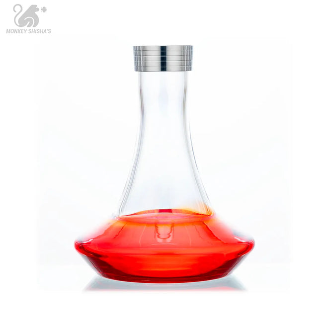 BASE ALADIN MVP ROCKET RED CLEAR - Monkey Shisha's
