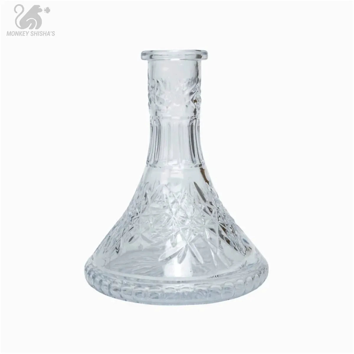 BASE CRISTAL TALLADA VITTA - Monkey Shisha's