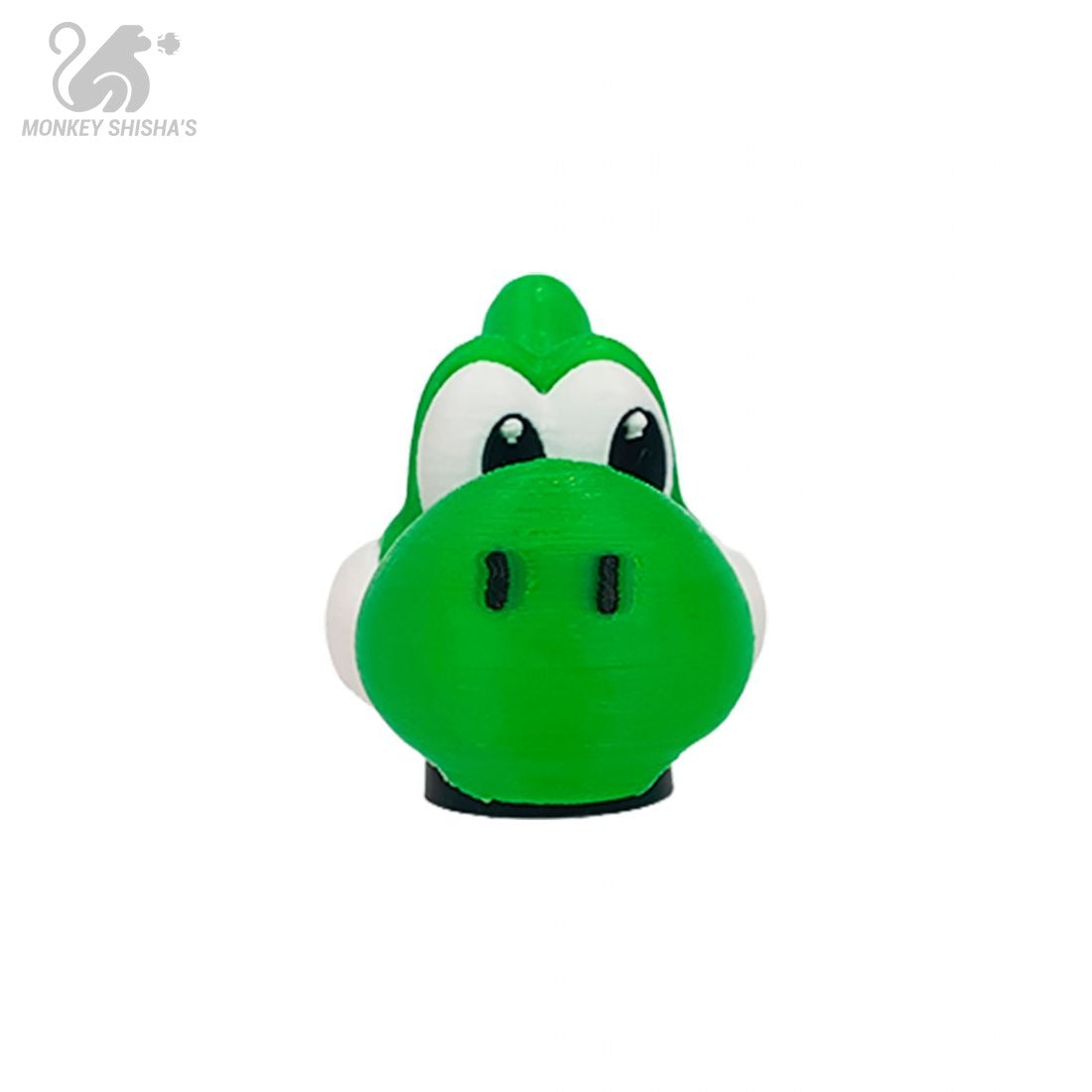 Boquilla 3D HC Dino Verde con forma de dinosaurio para cachimba - Monkey Shisha's