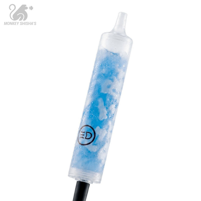 Boquilla Ice Bazooka Yeti azul con cápsula de gel refrigerante - Monkey Shisha's