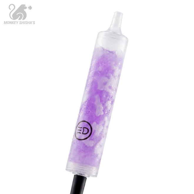 Boquilla Ice Bazooka Yeti morada con cápsula de gel refrigerante - Monkey Shisha's