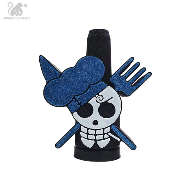 BOQUILLA 3D HC CALAVERA COCINERO - Monkey Shisha's