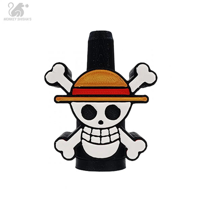 BOQUILLA 3D HC CALAVERA SOMBRERO - Monkey Shisha's