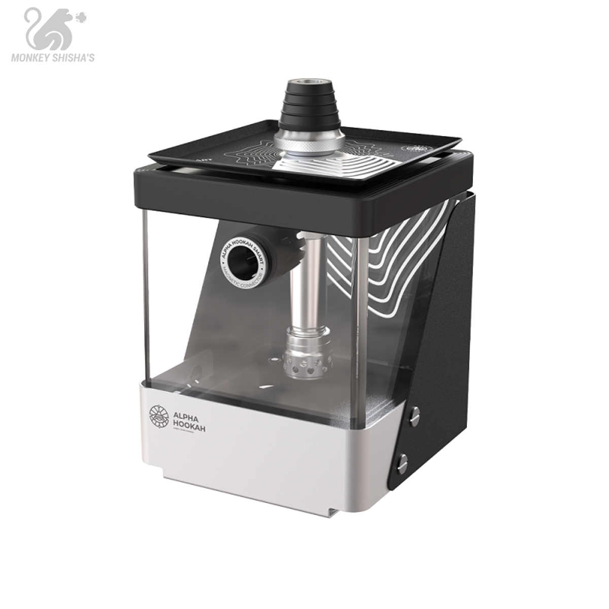Cachimba Alpha Smart Exzo completa de 52 cm de altura - Monkey Shisha's