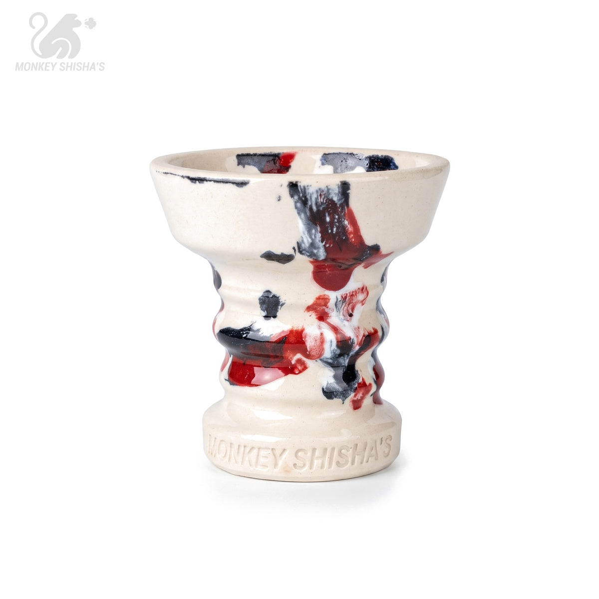 Cazoleta Fibo Brush Phunnel Gen 2 Crimson Ink (lateral) - Monkey Shisha's