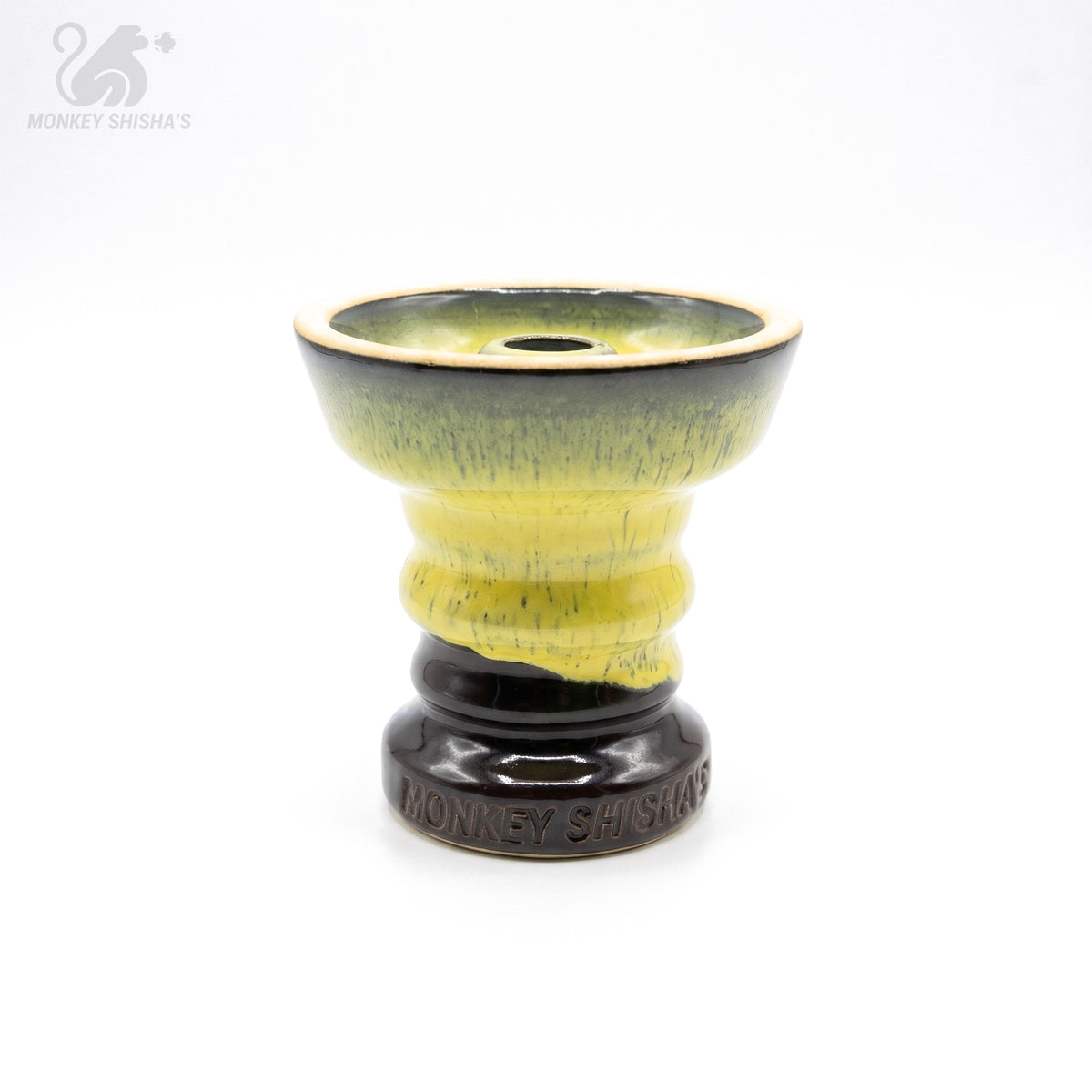 Cazoleta Fibo Dip Phunnel Acid Yellow (lateral) - Monkey Shisha's