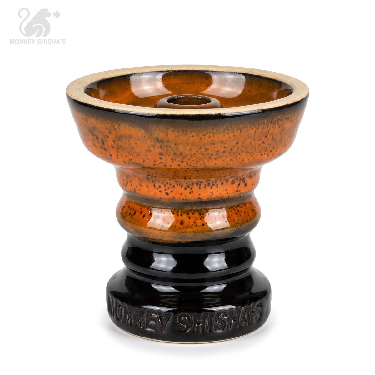Cazoleta Fibo Dip Phunnel Amber Glow (lateral) - Monkey Shisha's