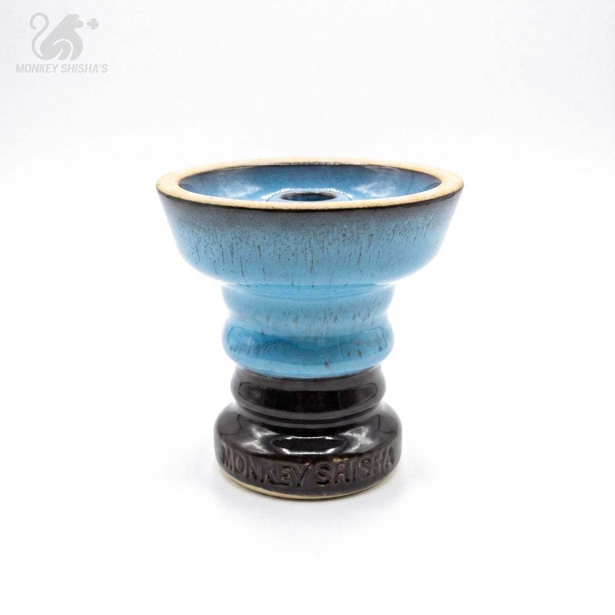 Cazoleta Fibo Dip Phunnel Blue Lagoon (lateral) - Monkey Shisha's