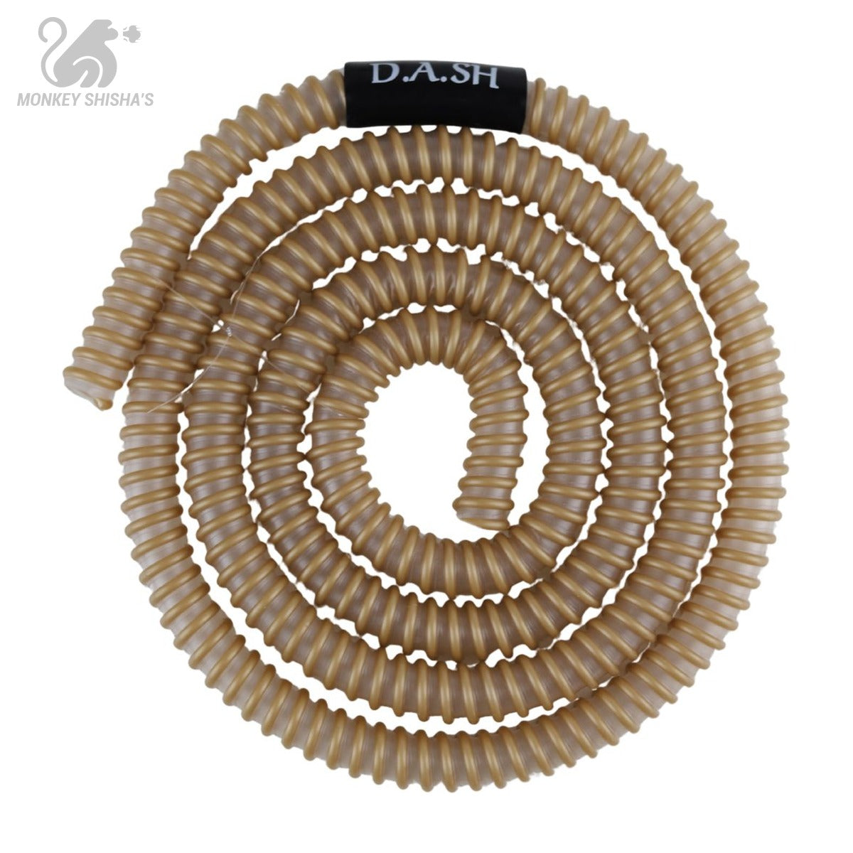 Manguera Dash Blitz dorada de 160 cm para cachimba - Monkey Shisha's