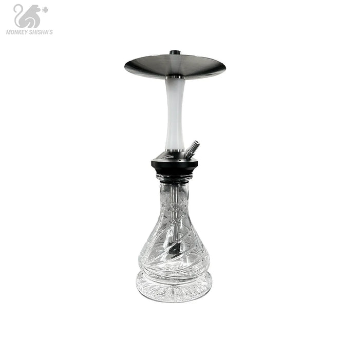 CACHIMBA DIAVLA TURBO MINI WHITE - Monkey Shisha's
