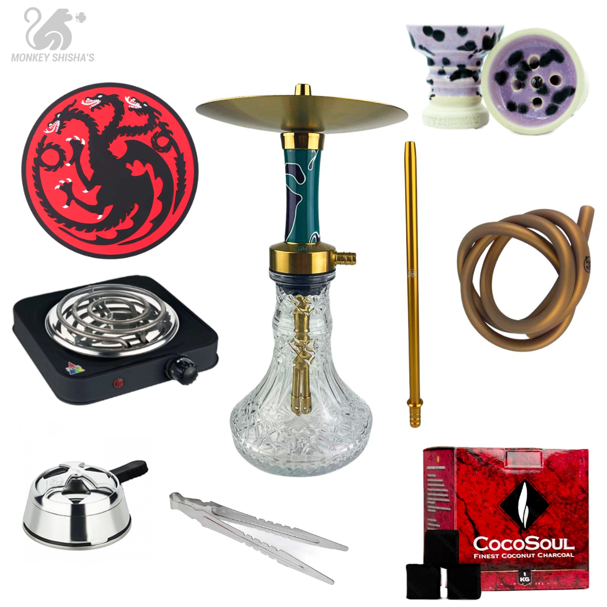 PACK CACHIMBA HELIUM MOEBIUS | Monkey Shisha's