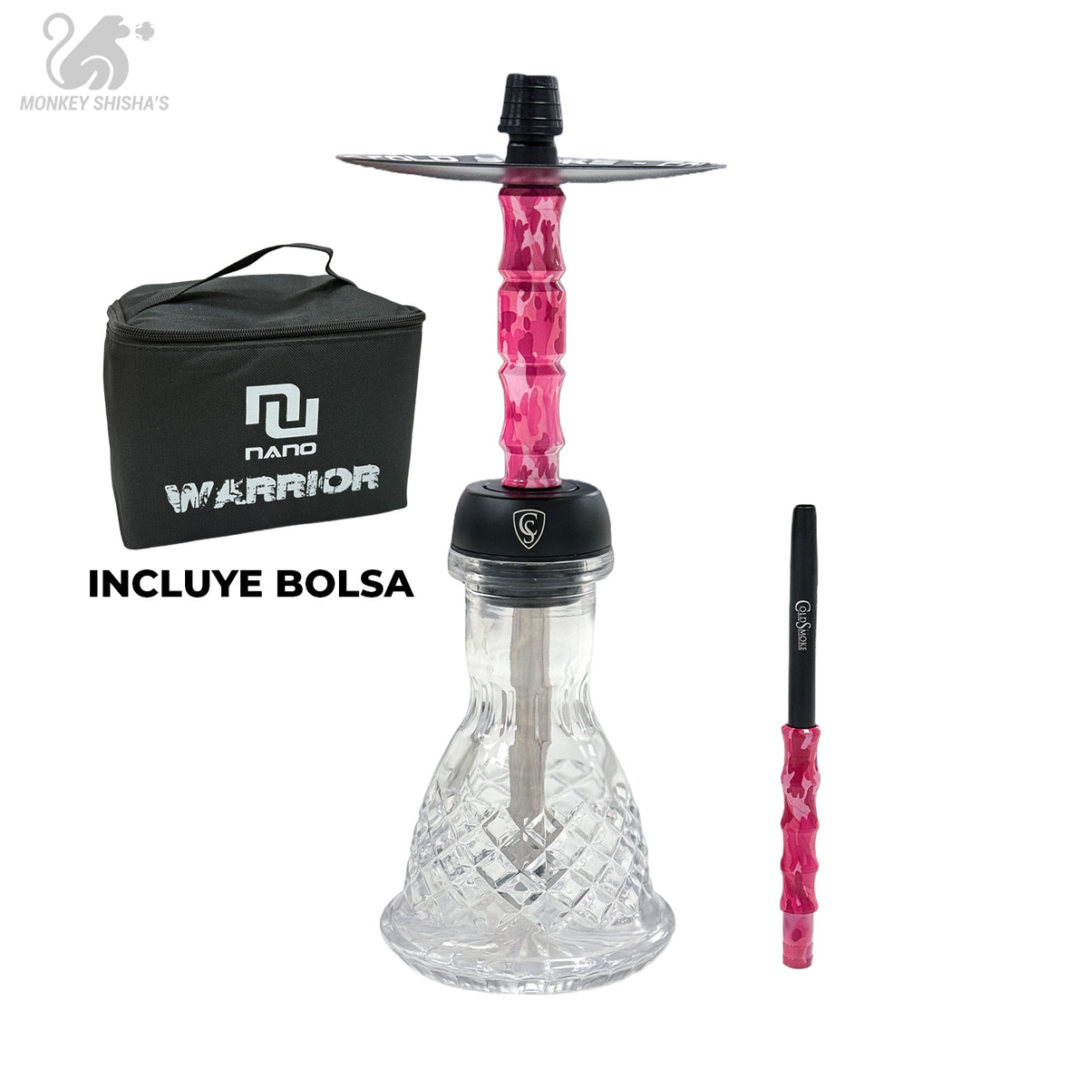 CACHIMBA COLD SMOKE NANO WARRIOR + BASE - Vista detalle | Cold Smoke