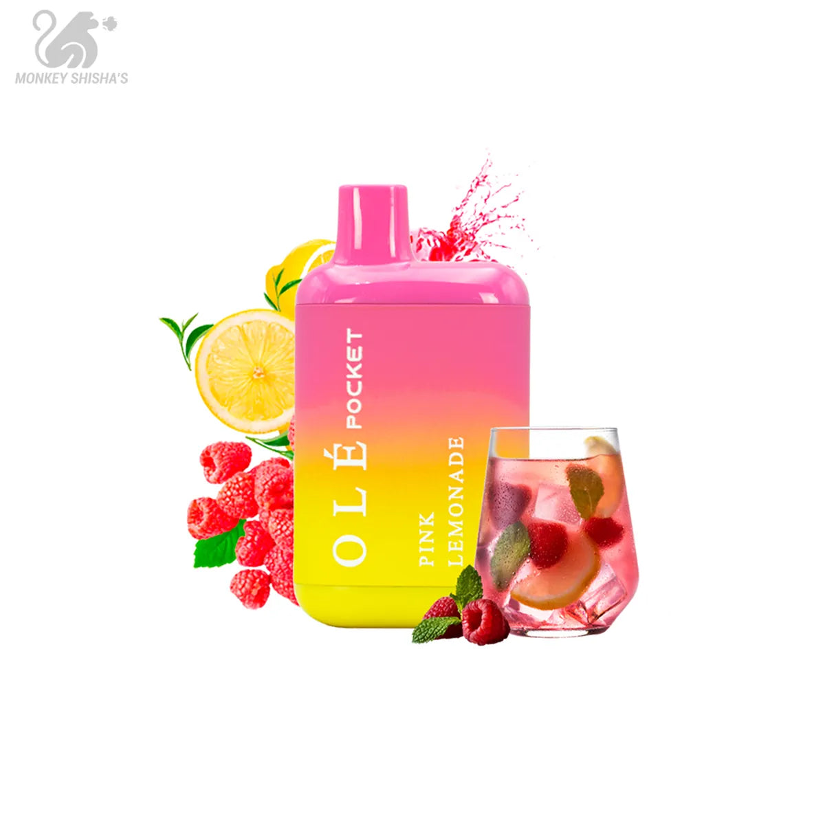 OLÉ POCKET 20MG 800 PUFFS (DESECHABLES) - Monkey Shisha's