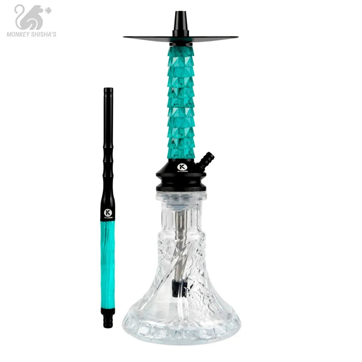 Cachimba K-Lada Radikal XL con base de cristal - Monkey Shisha's