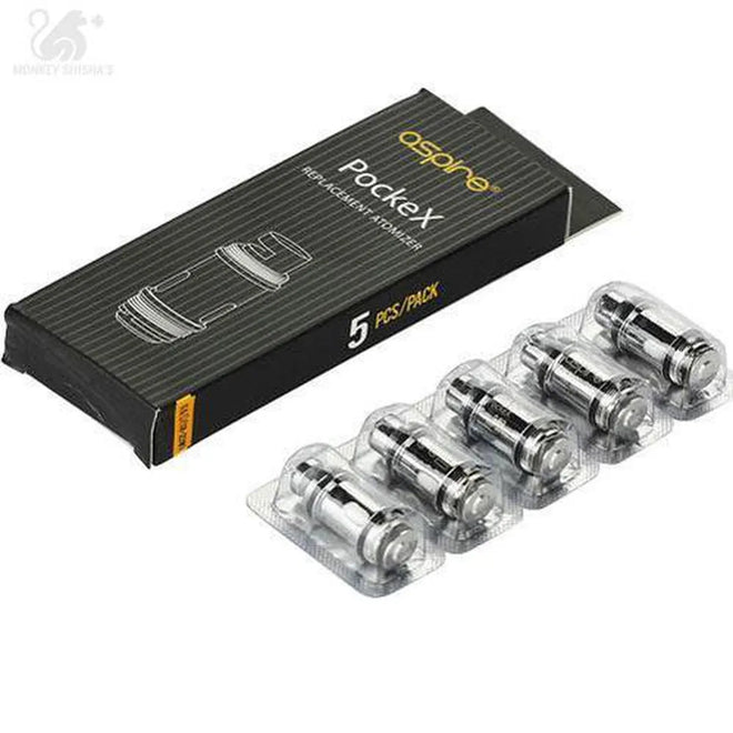 ASPIRE POCKEX ATOMIZER COIL (0.6ohm) - Monkey Shisha's