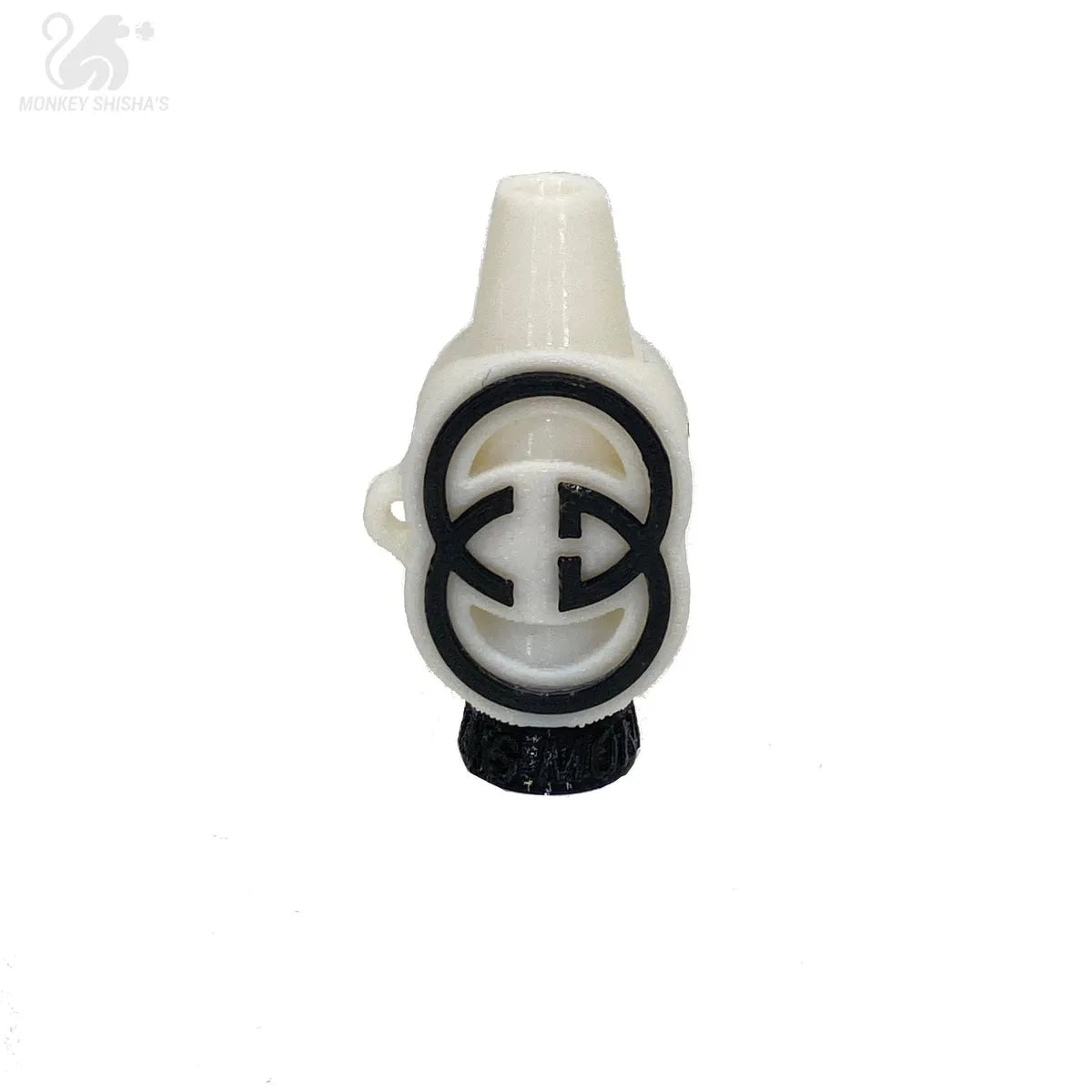 BOQUILLA 3D GC Blanco Negro - Monkey Shisha's