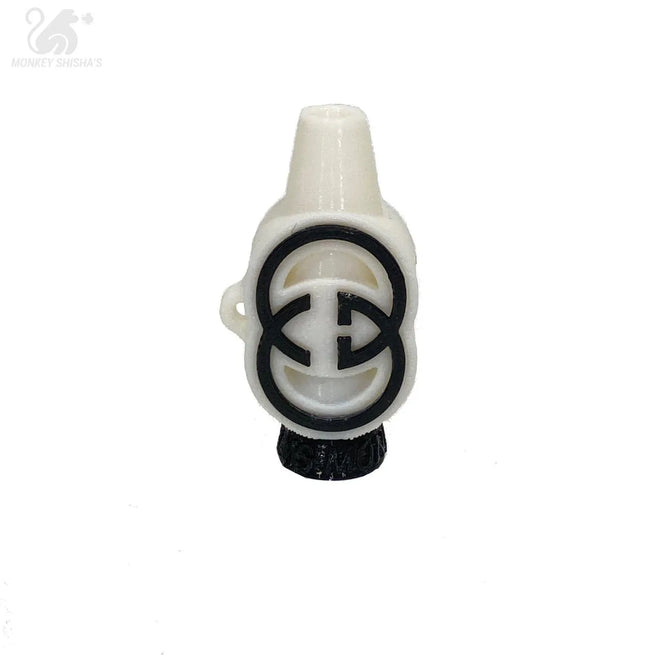 BOQUILLA 3D GC Blanco Negro - Monkey Shisha's