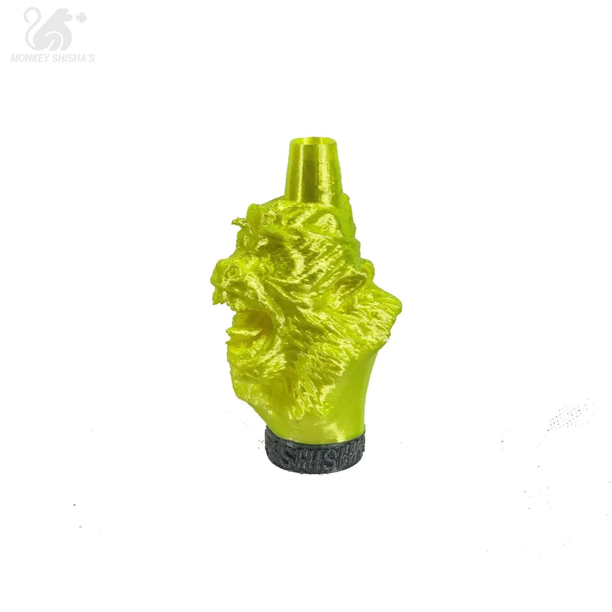 BOQUILLA 3D MONKEY SHISHA'S III Yellow Fluor - Monkey Shisha's