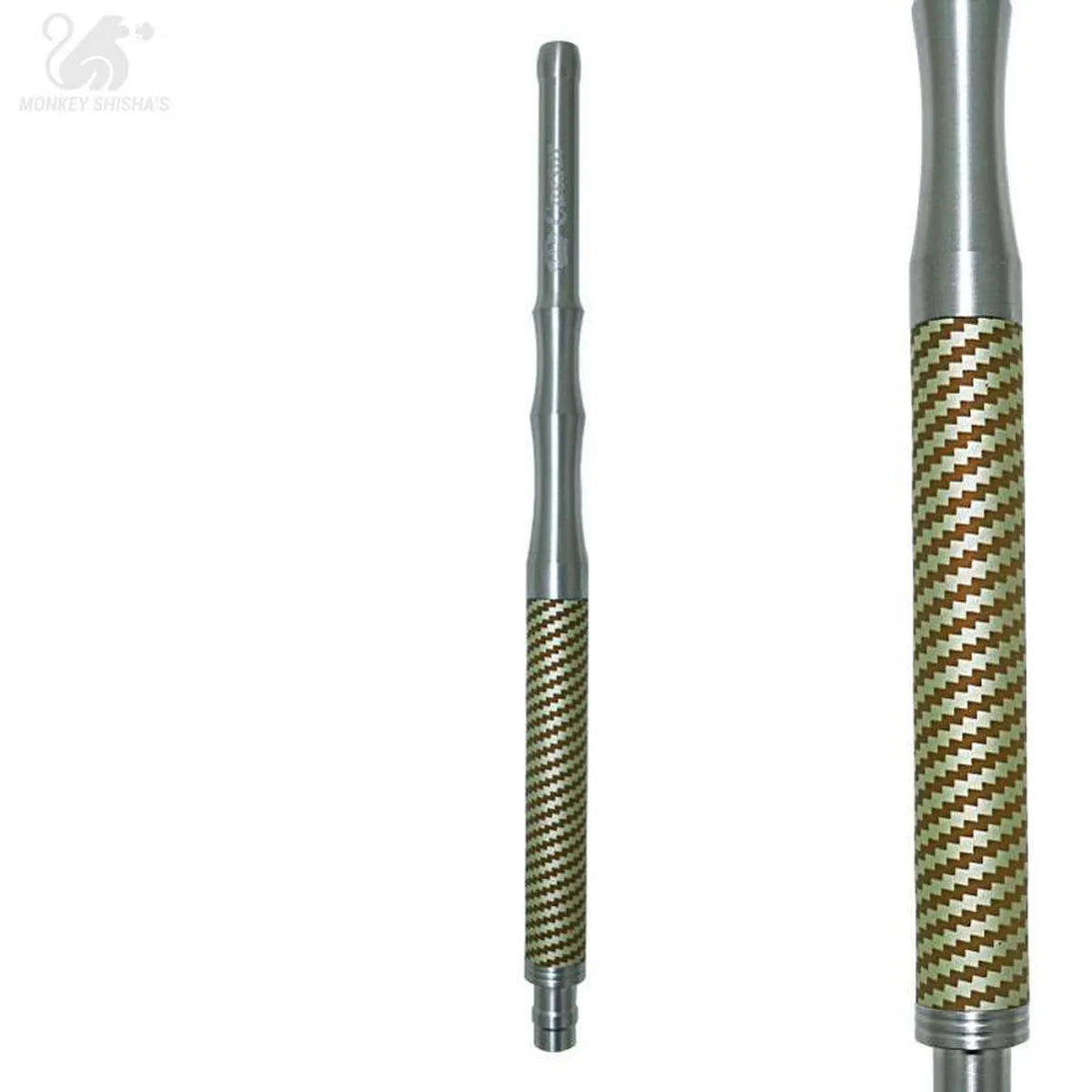 BOQUILLA CAESAR ALU CARBON 29cm - Monkey Shisha's