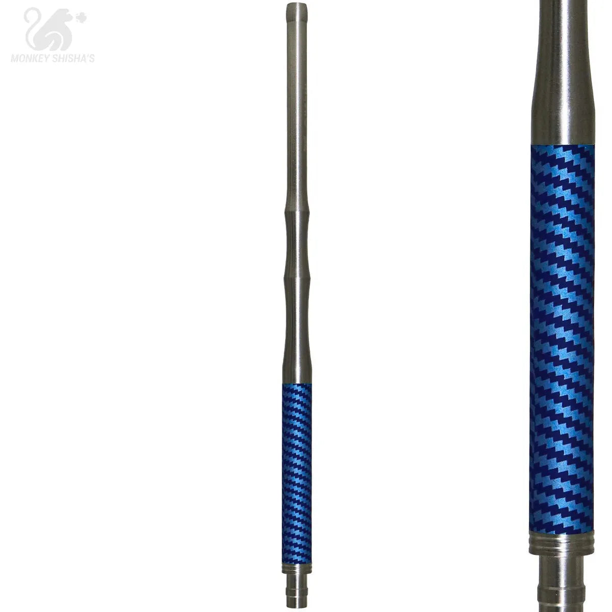 BOQUILLA CAESAR ALU CARBON 35cm - Monkey Shisha's