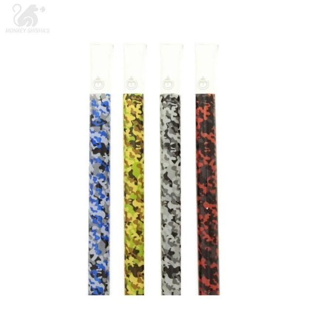 BOQUILLA DE CRISTAL EL BADIA CAMO - Monkey Shisha's