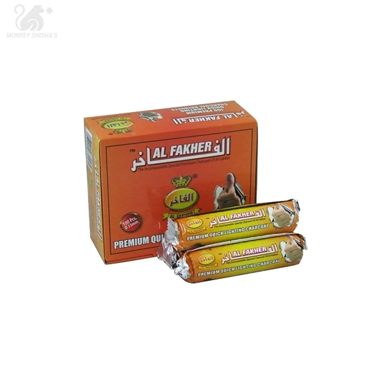 CAJA DE CARBÓN AL FAKHER - Monkey Shisha's