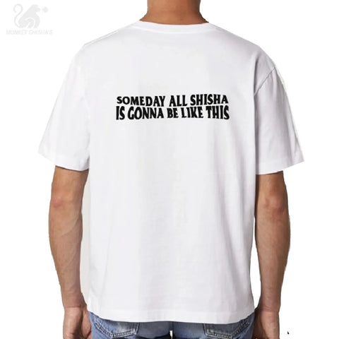 CAMISETA MONKEY SHISHA'S OVERSIZED BLANCO - Monkey Shisha's