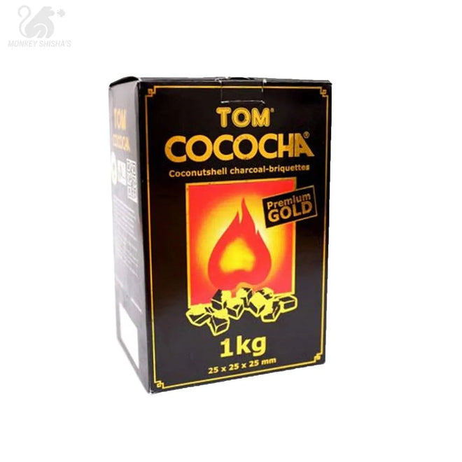 CARBÓN TOM COCOCHA PREMIUM GOLD 1Kg - Monkey Shisha's