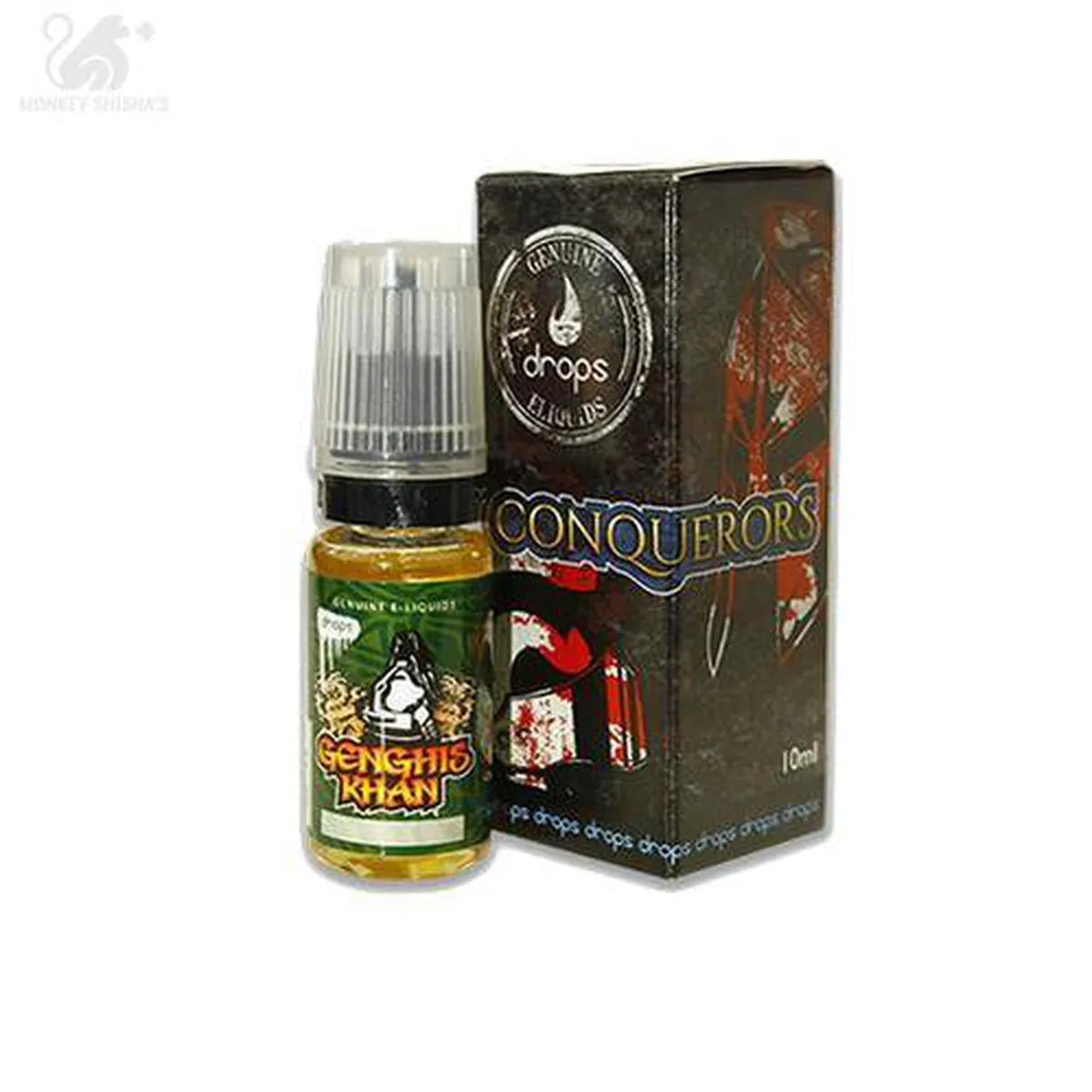 DROPS GENGHIS KHAN 10ML 00MG - Monkey Shisha's
