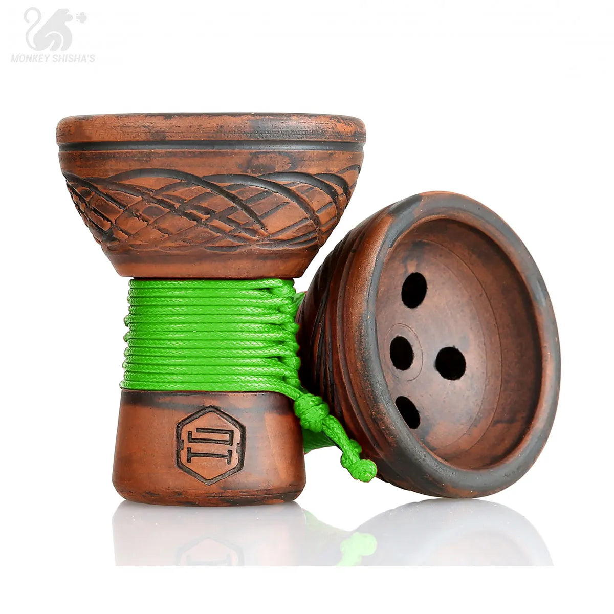 CAZOLETA JAPONA TURKISH GREEN - Monkey Shisha's