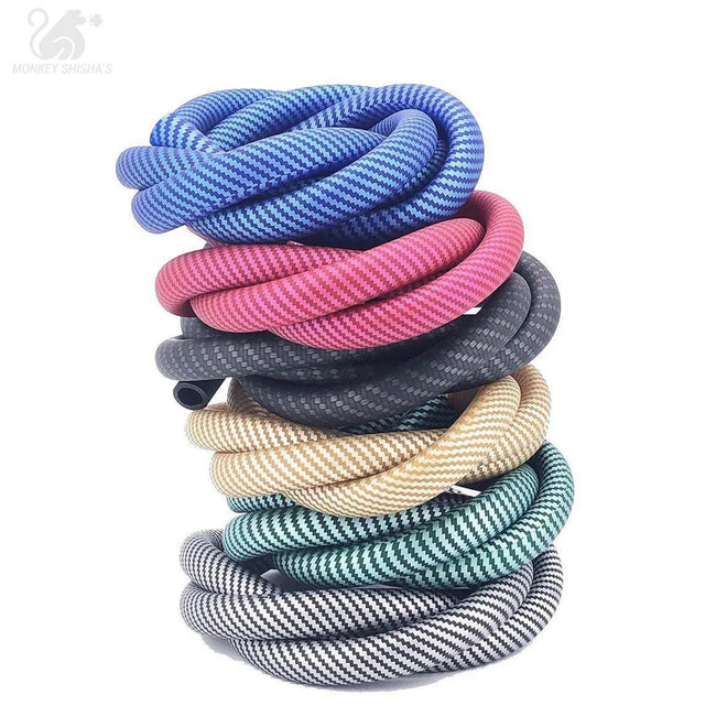 MANGUERA DE SILICONA CARBON - Monkey Shisha's