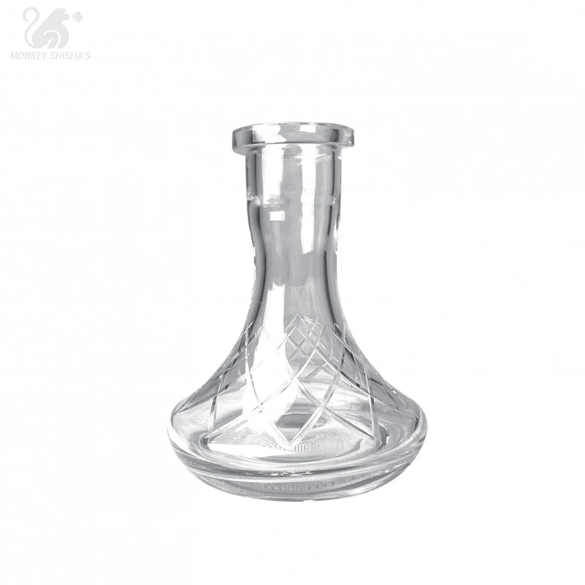 BASE RUSA MINI TRANSPARENTE RAYADA BY MR. SHISHA - Monkey Shisha's