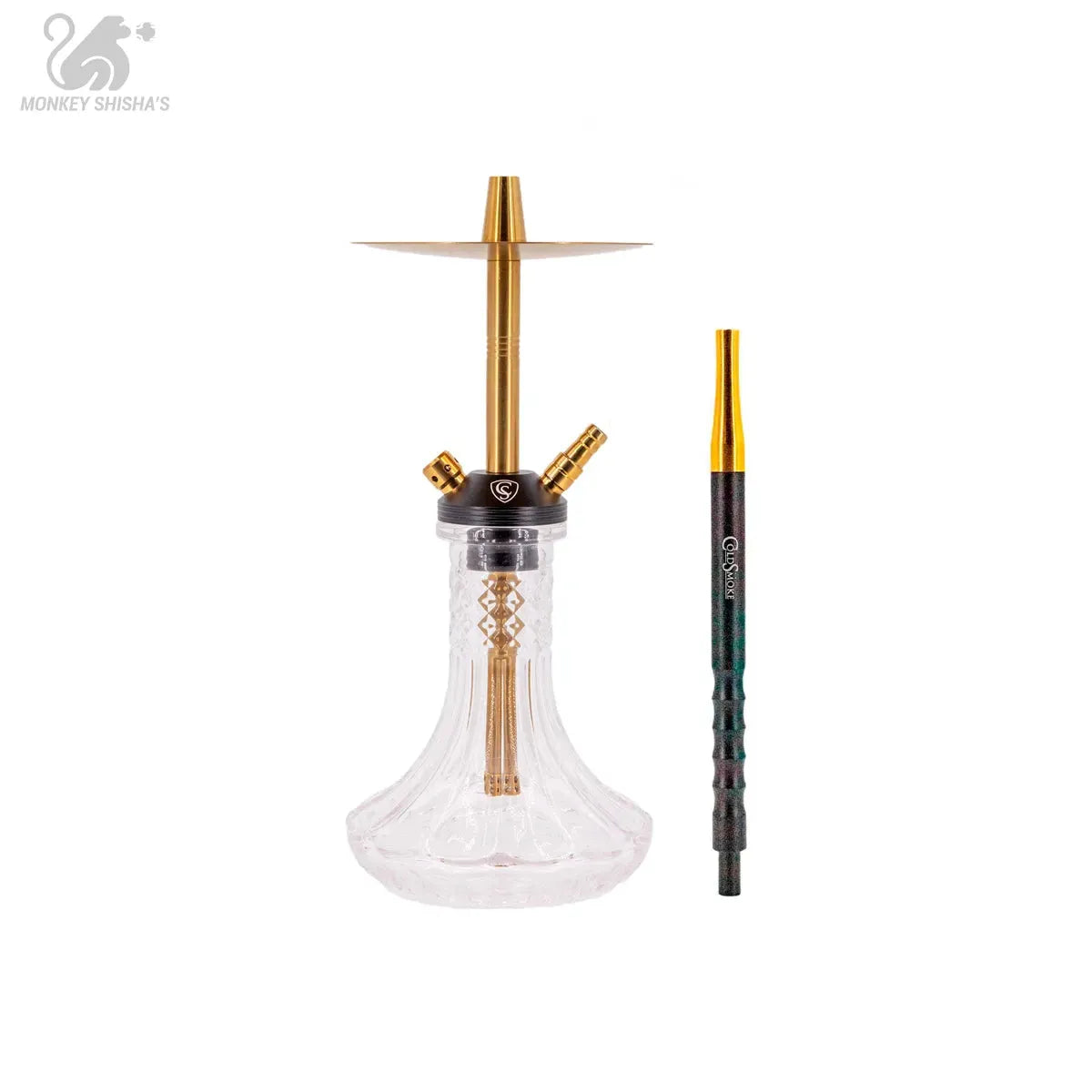 CACHIMBA COLD SMOKE ARROW MINI + MÁSTIL RESINA - Monkey Shisha's