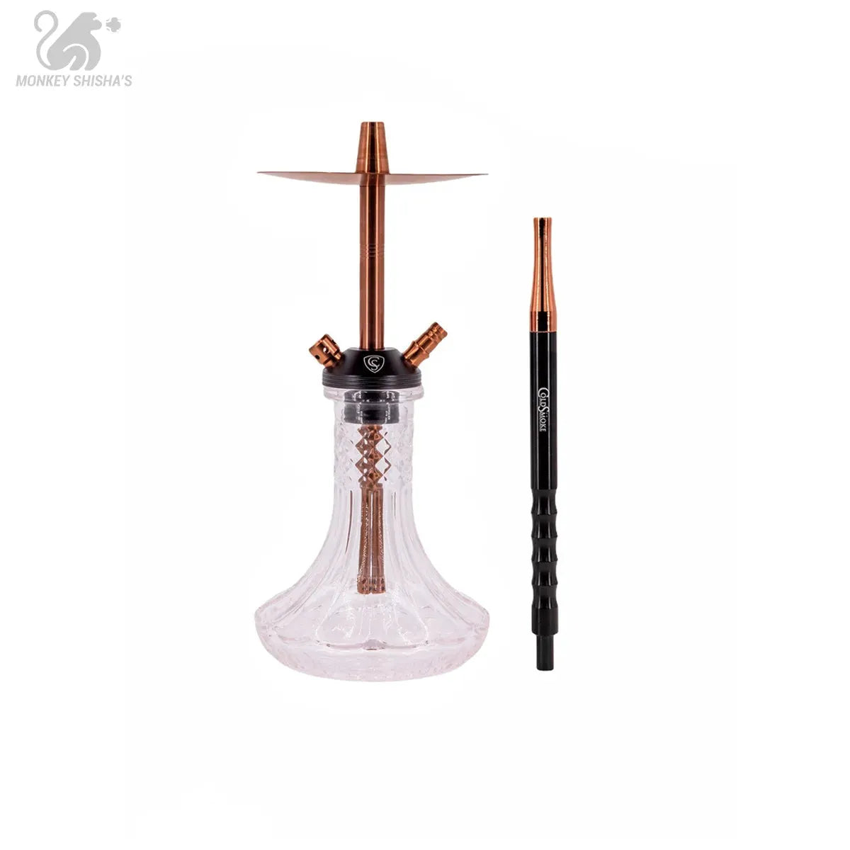 CACHIMBA COLD SMOKE ARROW MINI + MÁSTIL RESINA - Monkey Shisha's