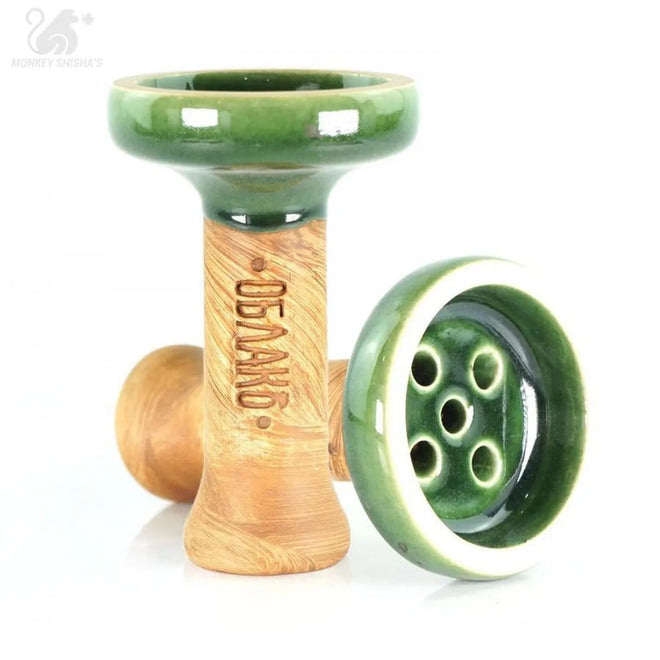 OBLAKO KILLER BOWL GLAZED GREEN - Monkey Shisha's