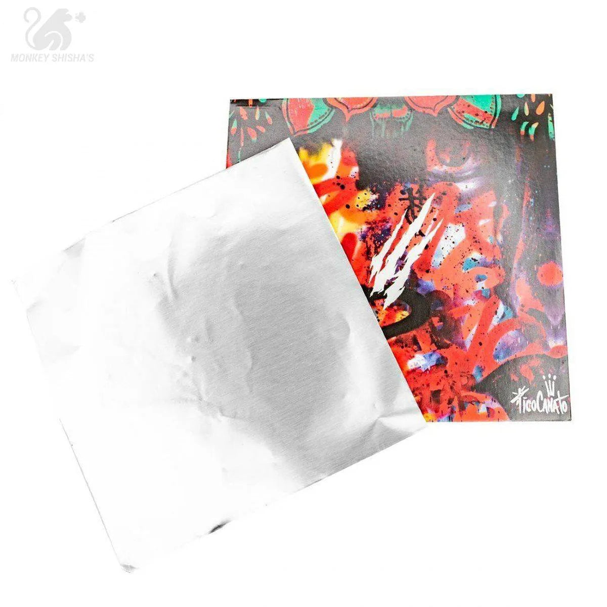 PAPEL DE ALUMINIO PREDATOR CORTADO 50ud - Monkey Shisha's