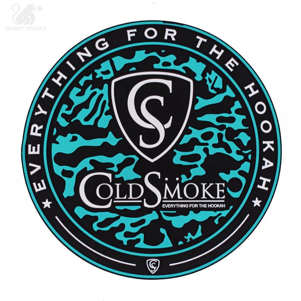 TAPETE SILICONA COLD SMOKE AQUA BLUE - Monkey Shisha's