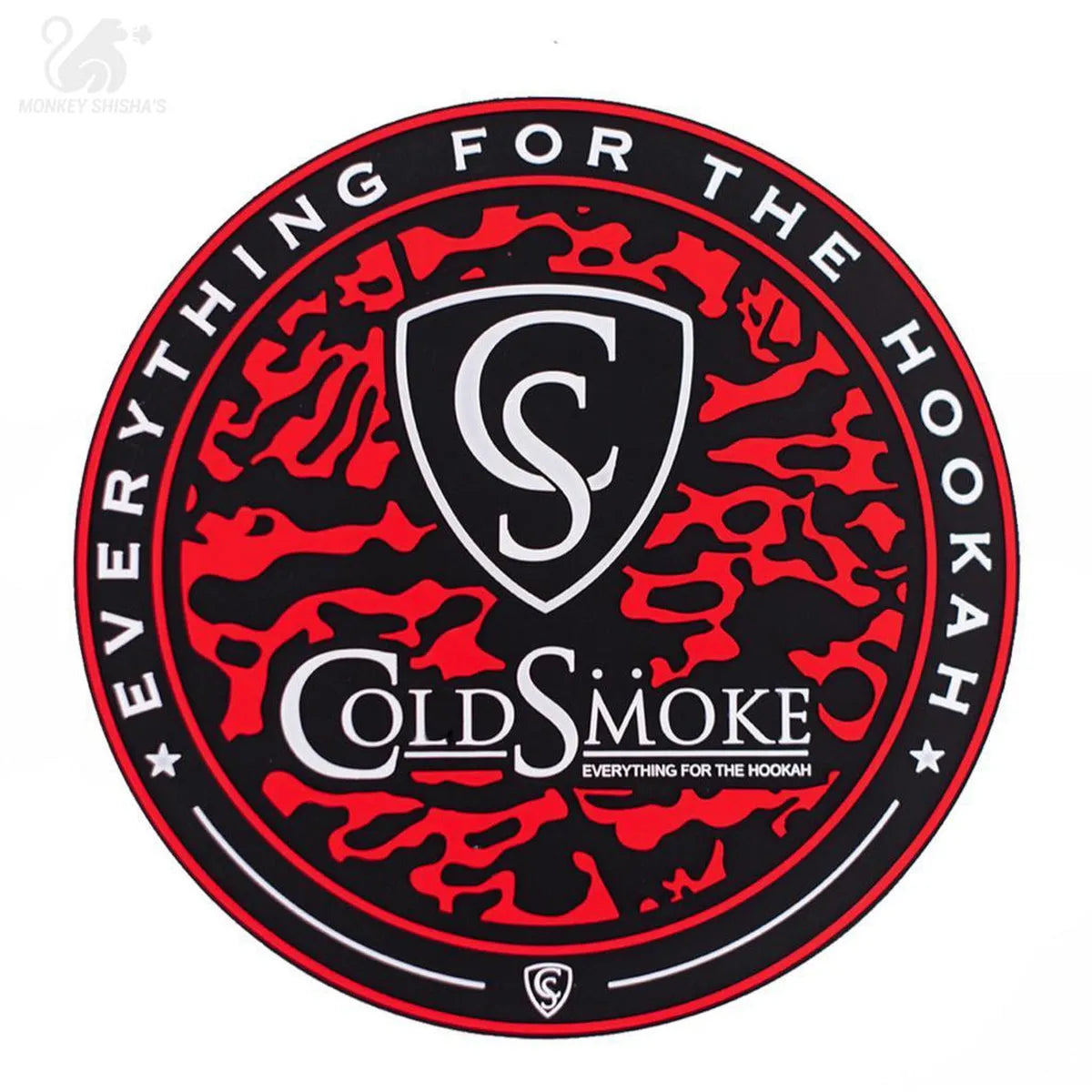 TAPETE SILICONA COLD SMOKE RED - Monkey Shisha's