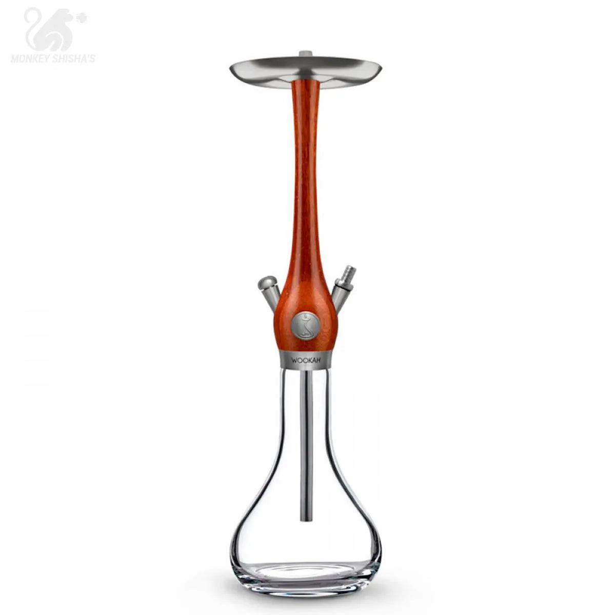 WOOKAH 2.0 CRYSTAL MERBAU - CLEAR - Monkey Shisha's