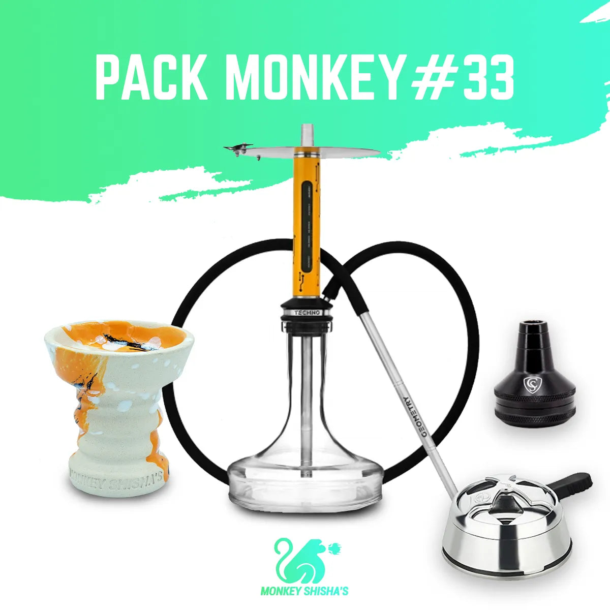 PACK MONKEY SHISHA'S 33 - Monkey Shisha's